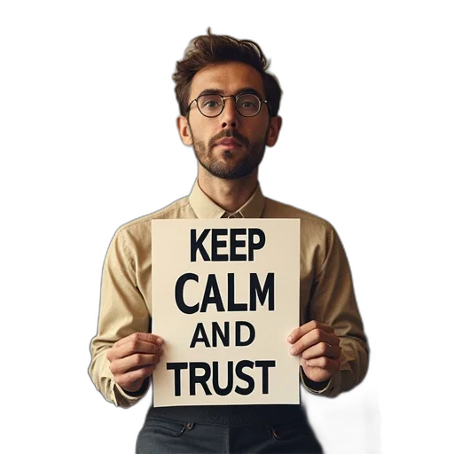 jacket, staff, keep, calm transparent PNG cut-out