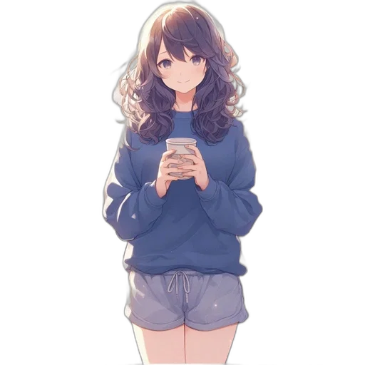 jacket, dress, bottle, face, anime, pixel art, cartoon, watercolor transparent PNG cut-out