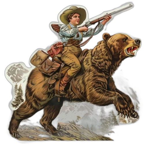 concept art, comic book art, fantasy art, pixel art, woman, 19th-century, attire, riding transparent PNG cut-out