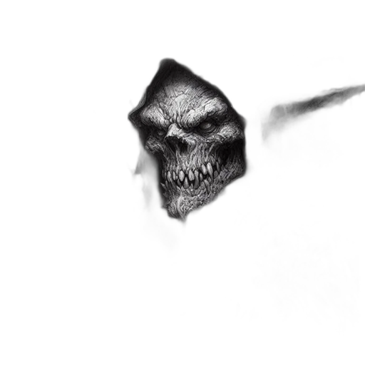 mask, face, creature, dragon, pencil sketch, photorealistic, concept art, comic book art transparent PNG cut-out