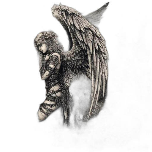 dragon, creature, animal, weapon, fantasy art, concept art, pencil sketch, photorealistic transparent PNG cut-out