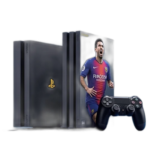 concept art, 3d render, pixel art, fifa, bundle, shown, two, ps4 transparent PNG cut-out
