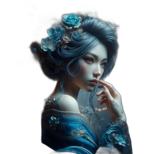 crown, jewelry, dress, face, fantasy art, photorealistic, oil painting, concept art transparent PNG cut-out