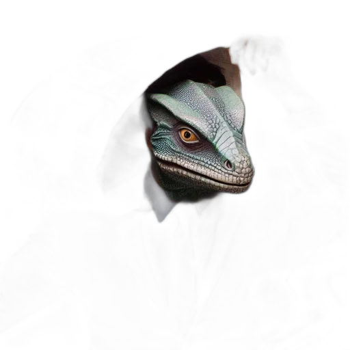 dragon, creature, animal, mask, photorealistic, 3d render, concept art, fantasy art transparent PNG cut-out