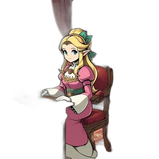 staff, dress, crown, weapon transparent PNG cut-out