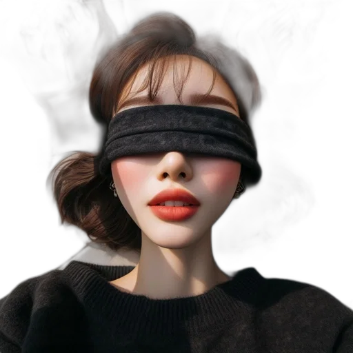mask, face, hat, jacket, photorealistic, 3d render, cyberpunk, concept art transparent PNG cut-out