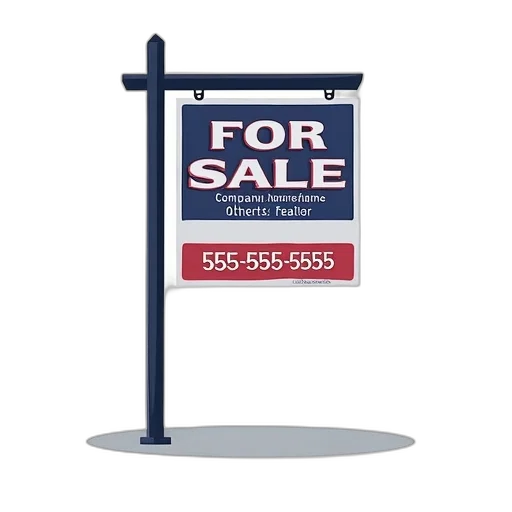 furniture, digital, illustration, real, estate, sale, sign, company transparent PNG cut-out