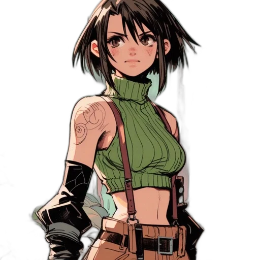weapon, concept art, comic book art, fantasy art, anime, green, earth tones, dark transparent PNG cut-out