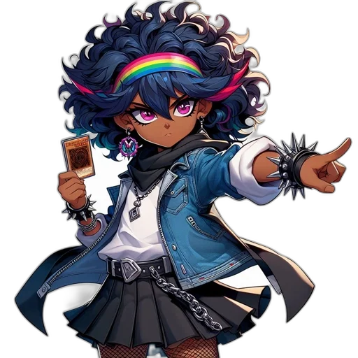 staff, jacket, pixel art, anime, concept art, cartoon, dark, colorful transparent PNG cut-out