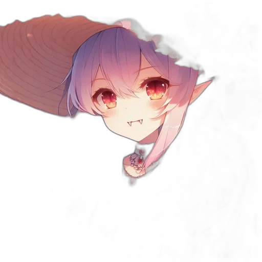 dragon, creature, umbrella, face, anime, pixel art, watercolor, fantasy art transparent PNG cut-out