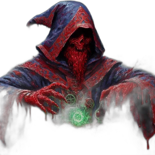 mask, creature, face, staff, concept art, fantasy art, comic book art, pixel art transparent PNG cut-out