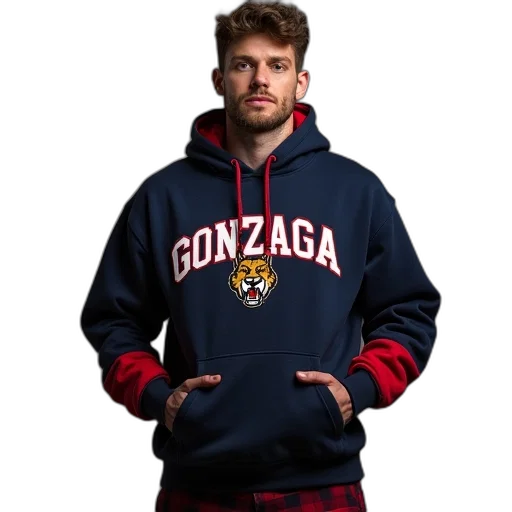 jacket, gonzaga, bulldogs, sweatshirt transparent PNG cut-out