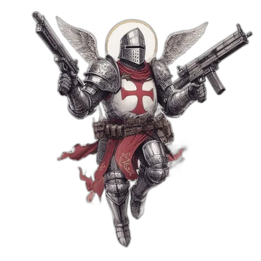 sword, weapon, concept art, fantasy art, pixel art, 3d render, armored, knight transparent PNG cut-out