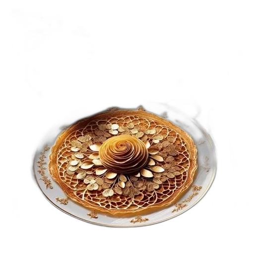 jewelry, food, crown, staff, photorealistic, 3d render, oil painting, golden transparent PNG cut-out