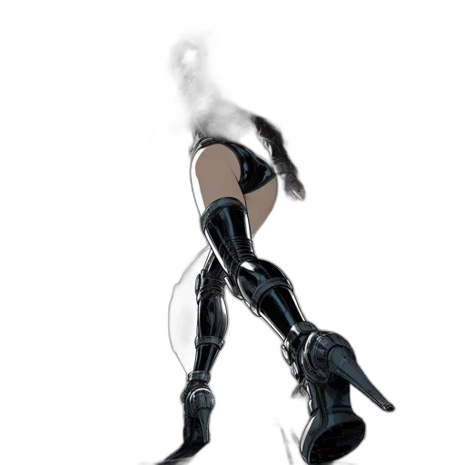 robot, weapon, mask, staff, concept art, comic book art, 3d render, fantasy art transparent PNG cut-out