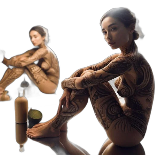 robot, concept art, photorealistic, 3d render, fantasy art, earth tones, golden, individual transparent PNG cut-out
