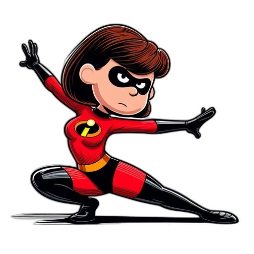 comic book art, cartoon, concept art, animated, female, character, portrayed, young transparent PNG cut-out