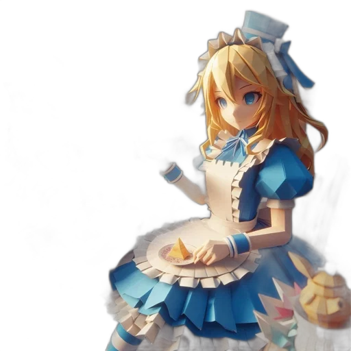 dress, staff, food, robot, anime, concept art, pixel art, fantasy art transparent PNG cut-out