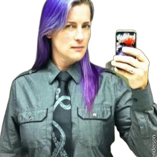 jacket, staff, dress, robot, cyberpunk, cartoon, anime, photorealistic transparent PNG cut-out