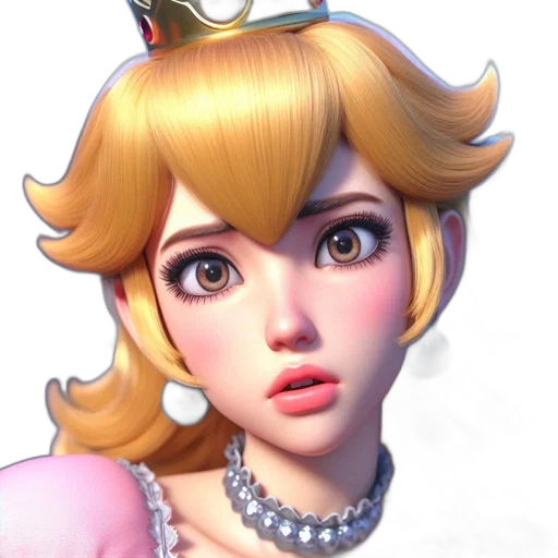 crown, face, jewelry, staff, 3d render, concept art, photorealistic, fantasy art transparent PNG cut-out