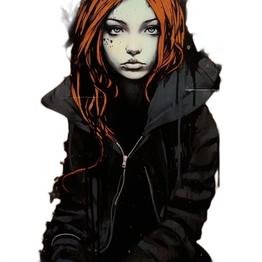 jacket, staff, comic book art, concept art, fantasy art, pixel art, dark, monochrome transparent PNG cut-out