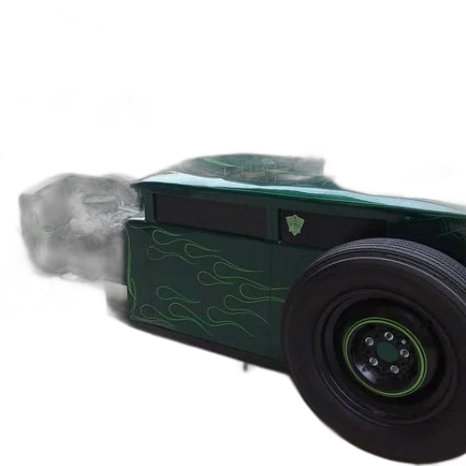 car, weapon, 3d render, concept art, photorealistic, fire, green, flames transparent PNG cut-out
