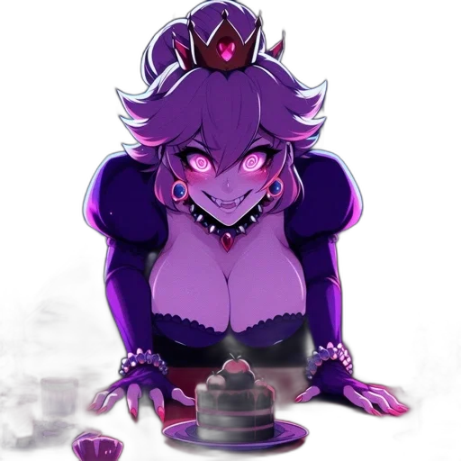 crown, jewelry, creature, dress, concept art, pixel art, anime, fantasy art transparent PNG cut-out