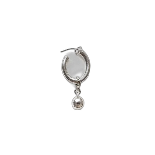 jewelry, staff, crown, silver, hoop, earring, small, dangling transparent PNG cut-out