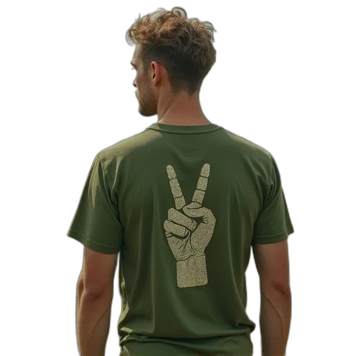 staff, jacket, 3d render, green transparent PNG cut-out
