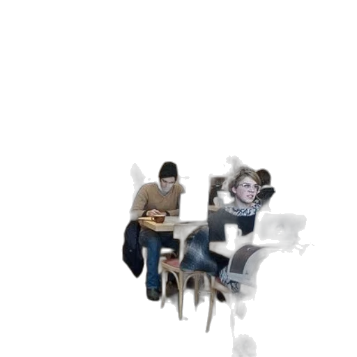 furniture, staff, robot, face, concept art, 3d render, pixel art, comic book art transparent PNG cut-out