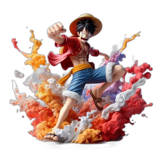 concept art, fantasy art, 3d render, pixel art, red, colorful, animated, rendition transparent PNG cut-out