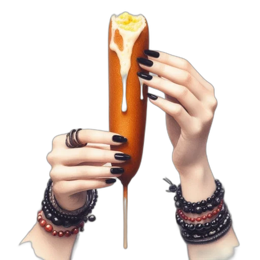 jewelry, staff, food, weapon, concept art, photorealistic, 3d render, hands transparent PNG cut-out