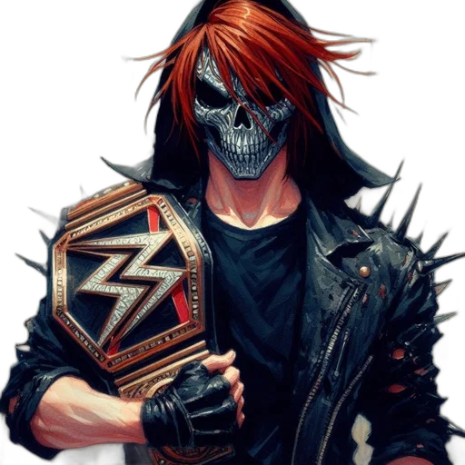 jacket, mask, concept art, photorealistic, comic book art, fantasy art, character, long transparent PNG cut-out