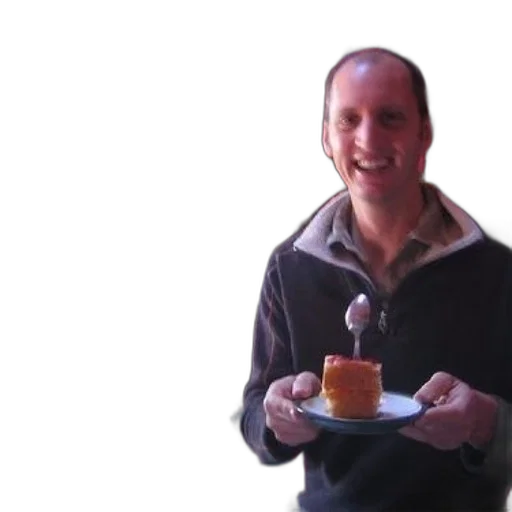 food, man, black, sweater transparent PNG cut-out