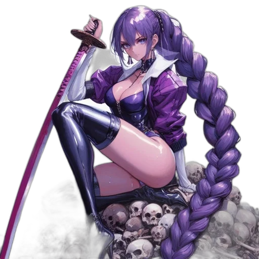 sword, staff, weapon, fantasy art, anime, concept art, comic book art, dark transparent PNG cut-out