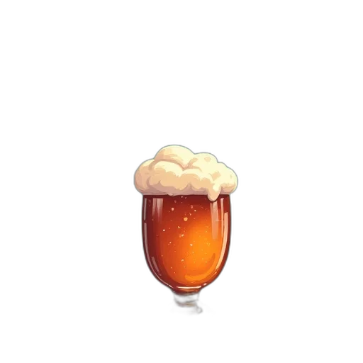 food, crown, bottle, hat, pixel art, 3d render, photorealistic, concept art transparent PNG cut-out