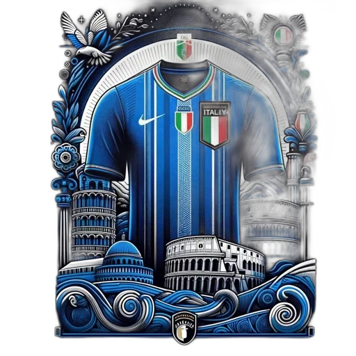 dress, photorealistic, concept art, fantasy art, italian, national, football, team transparent PNG cut-out