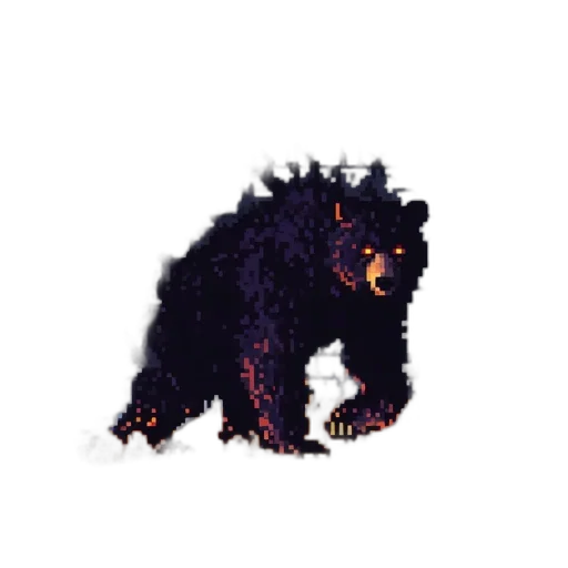 animal, creature, staff, dragon, pixel art, concept art, 3d render, fantasy art transparent PNG cut-out