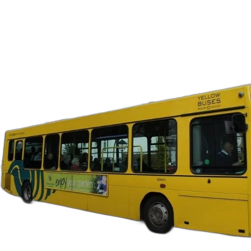 staff, car, animal, 3d render, photorealistic, concept art, yellow, bus transparent PNG cut-out