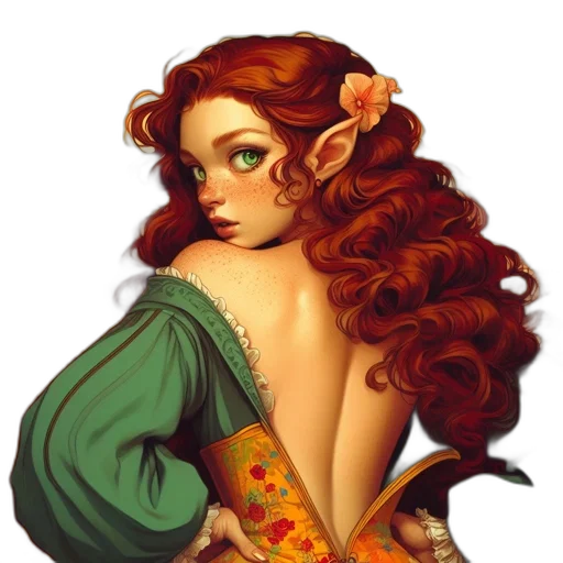 dress, crown, jewelry, fantasy art, concept art, pixel art, watercolor, golden transparent PNG cut-out