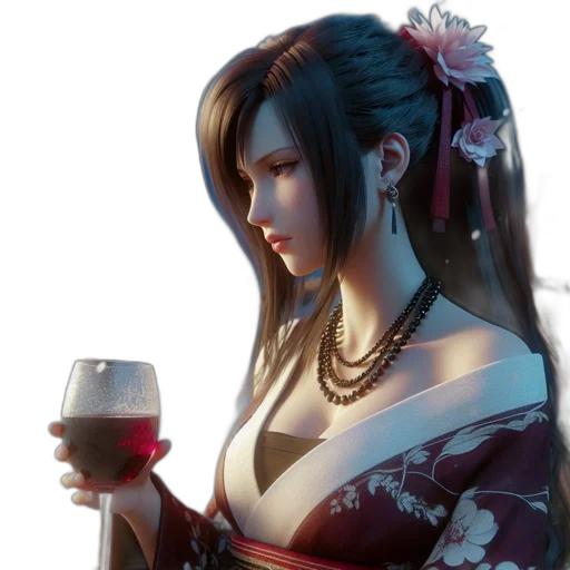 dress, fantasy art, concept art, photorealistic, anime, red, dark, blue transparent PNG cut-out