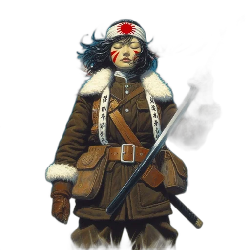 staff, jacket, weapon, concept art, fantasy art, comic book art, pixel art, snow transparent PNG cut-out