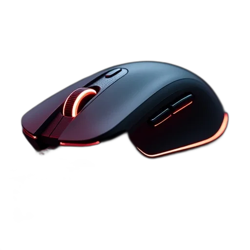 3d render, mouse, redragh, 8000dp, gaming, computer, buttons, adjustable transparent PNG cut-out