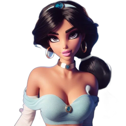 dress, jewelry, 3d render, concept art, fantasy art, cartoon, animated, figure transparent PNG cut-out