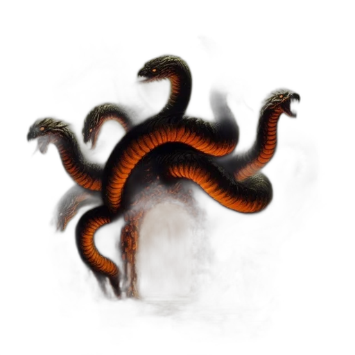dragon, creature, hair, animal, concept art, fantasy art, 3d render, photorealistic transparent PNG cut-out