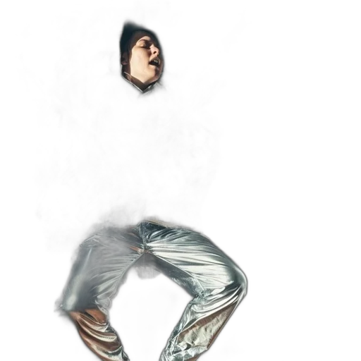 shoes, creature, robot, hair, concept art, photorealistic, 3d render, cyberpunk transparent PNG cut-out