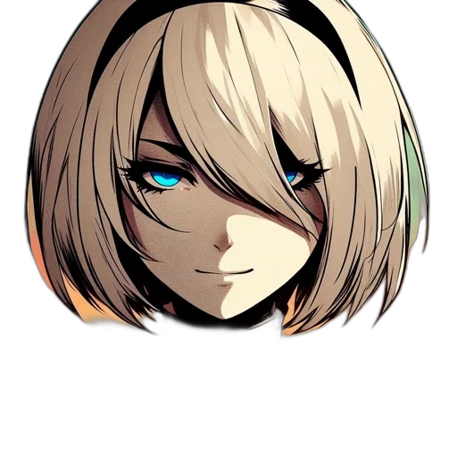 face, mask, hair, staff, pixel art, anime, concept art, cartoon transparent PNG cut-out