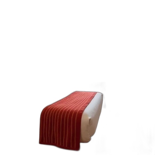 furniture, hat, dress, crown, 3d render, photorealistic, red, modern transparent PNG cut-out