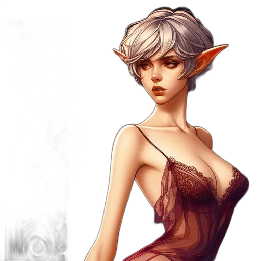 dress, staff, fantasy art, concept art, pixel art, photorealistic, red, dark transparent PNG cut-out