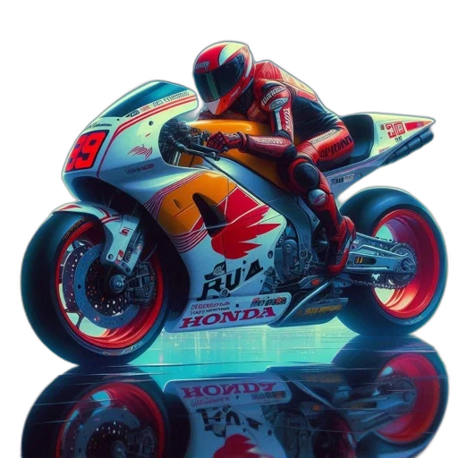 concept art, photorealistic, oil painting, 3d render, rider, futuristic, protective, gear transparent PNG cut-out